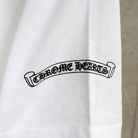 Chrome Hearts Old Scroll Label Logo Print T-Shirt #31592