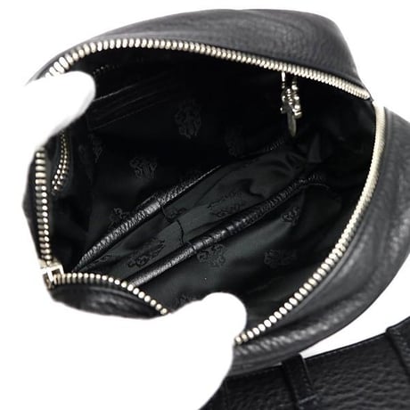 Chrome Hearts Brand New Strap On Leather Body Bag #104222