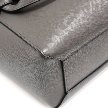 CELINE Micro Belt Bag Leather Gray #75623