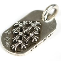 Chrome Hearts NYC Limited Raised Cemetery Dog Tag Pendant #31823
