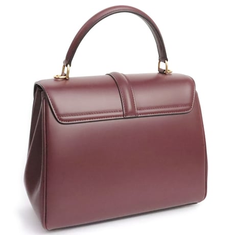 CELINE Small 16 Handbag Calfskin Leather Bordeaux #19699