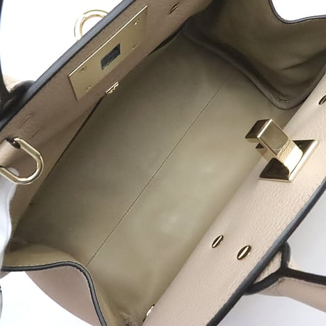 Salvatore Ferragamo Small Studio Soft Bag Leather Beige #19740