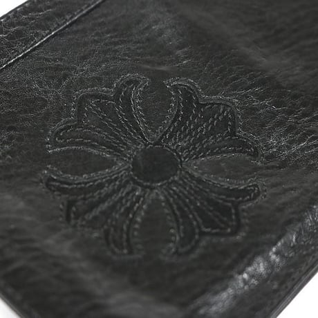 CHROME HEARTS Wallet Easy Money Lrg CH Plus Patch Black #103770