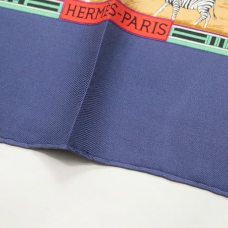 HERMES Carre 90 Silk 100% Scarf Stole "TROPIQUES" #76423