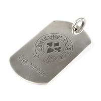 Chrome Hearts LA Limited Edition Large Dog Tag Pendant #31751