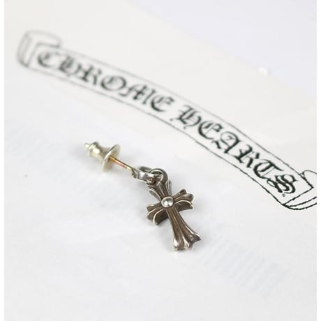 Chrome Hearts Baby Fat Cross Drop Earring #31520