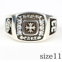 Chrome Hearts Champion Small Ring Pave Diamonds #103704