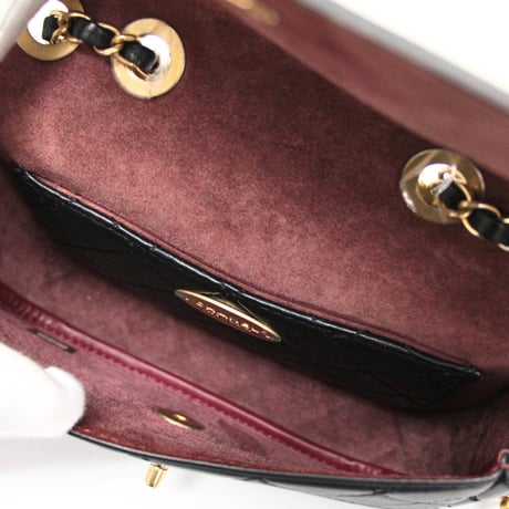 CHANEL Multi Pouching Flap Bag with Coin Purse Quilted Calfskin Black #75631