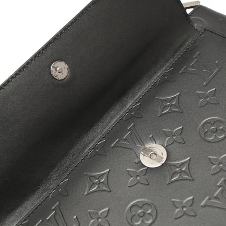 Louis Vuitton Alston Shoulder Bag Monogram Mat Dark Gray M55122 #76595