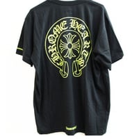 Chrome Hearts Brand New CH T-SHRT Horseshoe Print T-Shirt #31886
