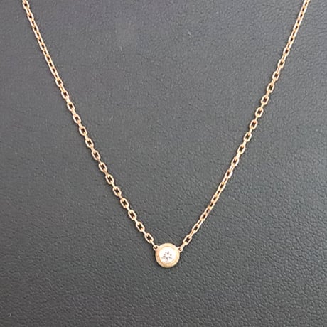 Cartier d'Amour Necklace Small Model 18K Pink Gold with Diamond＃19922
