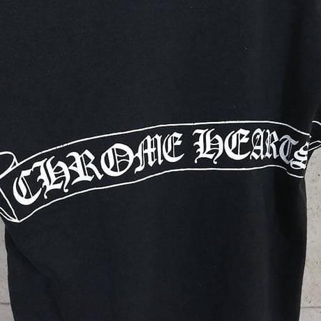 Chrome Hearts Women's Old Vintage Anvil Tag Scroll Label T-Shirt #31693