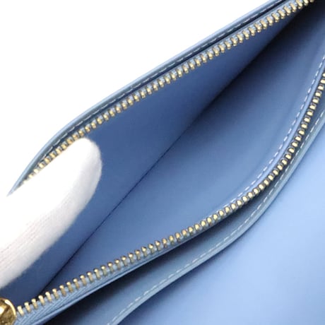Louis Vuitton Capucines Vertical Wallet Taurillon Leather Blue M82441 #19653