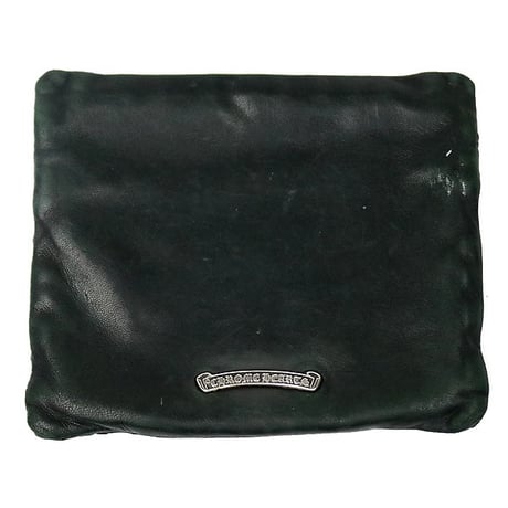 Chrome Hearts Cemetery Cross Leather Pouch #104906