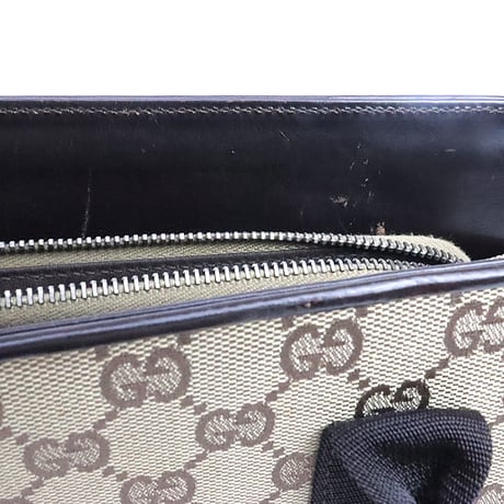 GUCCI Handbag GG Canvas Brown #19821