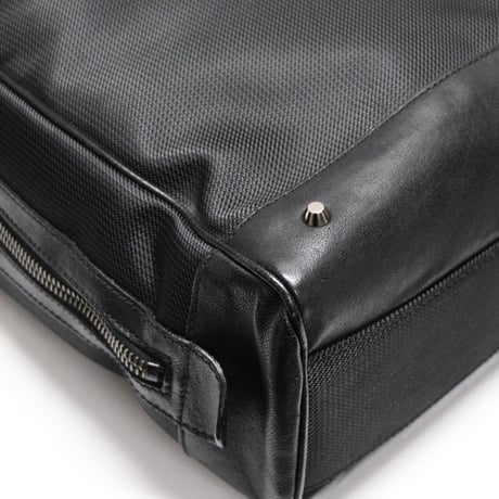 BALENCIAGA Briefcase Nylon Leather Black ＃76408