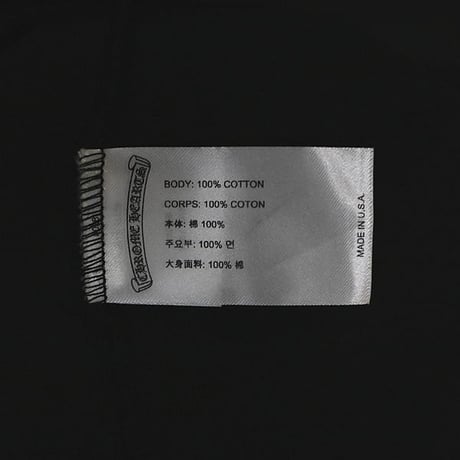 Chrome Hearts Brand New Horseshoe Pocket Long Sleeve T-Shirt Black #103795