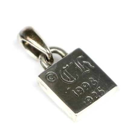 Chrome Hearts Framed CH Plus 1P Diamond Pendant #104225