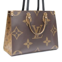 Louis Vuitton Medium OnTheGo Tote Bag Monogram Giant Reverse M45321 #75686