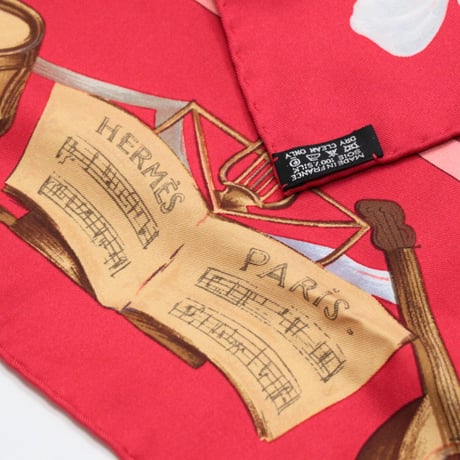 HERMES Carre 90 Silk 100% Scarf Stole "La Danse" #74497