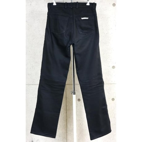 Chrome Hearts Old Horseshoe Fleur knee Denim Jeans Black #103855