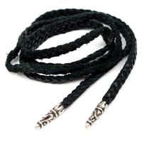 Chrome Hearts Leather Braid Necklace #31781