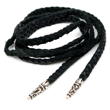 Chrome Hearts Leather Braid Necklace #31781
