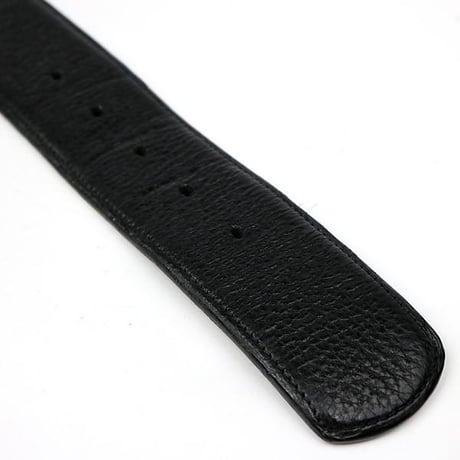Chrome Hearts 2Inches Old Talon Center Bar Leather Belt #104663