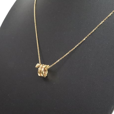 BVLGARI Serpenti Viper Necklace 18K Yellow Gold ＃19698
