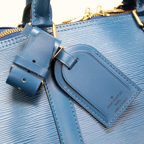 Louis Vuitton Keepall 50 Boston Bag Epi Leather Toledo Blue M42965 #75079