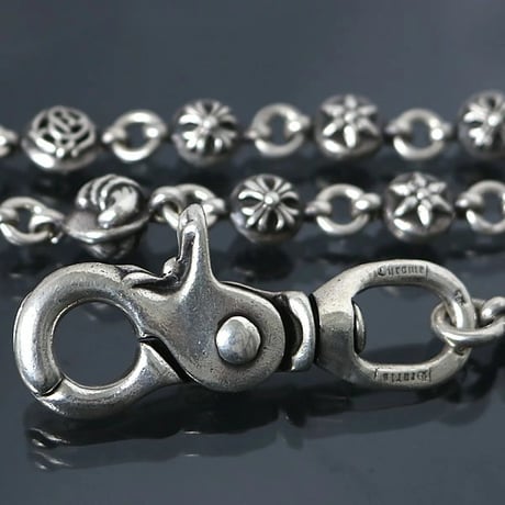 Chrome Hearts Multi Ball Wallet Chain 1 Clip Long #100750