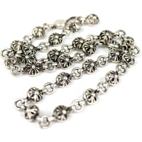Chrome Hearts #1 Cross Ball Necklace 20 In #104918