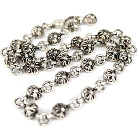 Chrome Hearts #1 Cross Ball Necklace 20 In #104918
