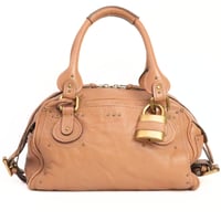 Chloe Paddington Shoulder Bag Leather Brown #19857