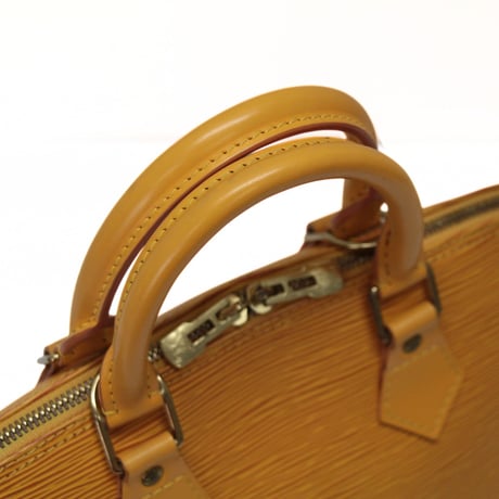Louis Vuitton Alma PM Handbag Epi Leather Yellow M52149 #75363
