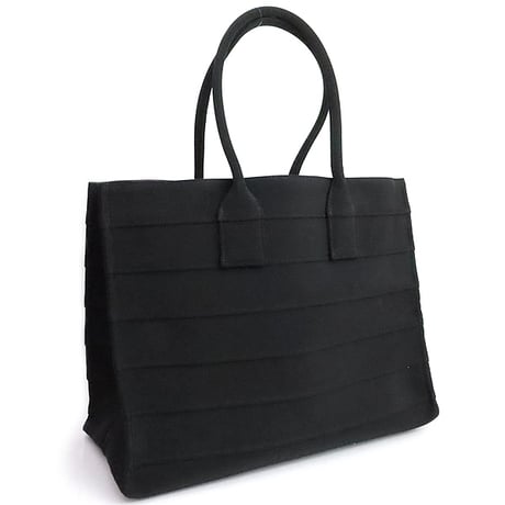 Salvatore Ferragamo Beach Tote bag Canvas Black ＃19701