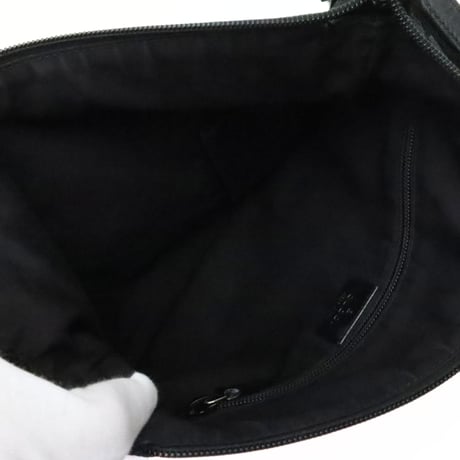Gucci GG Canvas Shoulder Bag Leather 145857 #31949