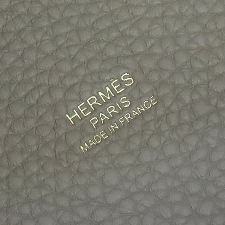 HERMES Picotin Lock PM Handbag Taurillon Clemence Leather Trench #20297