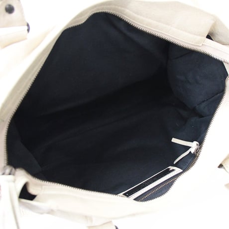 BALENCIAGA Classic City Shoulder Bag Leather Ivory ＃76373