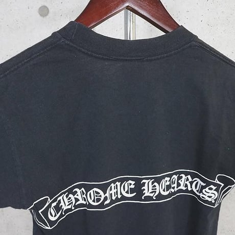 Chrome Hearts Women's Old Vintage Anvil Tag Scroll Label T-Shirt #31693
