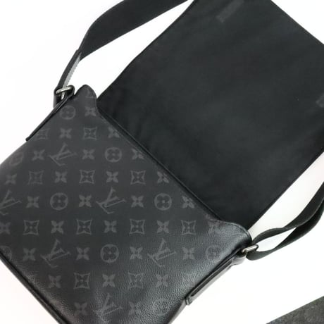 Louis Vuitton Monogram Eclipse District PM Shoulder Bag M44000 RFID #31947