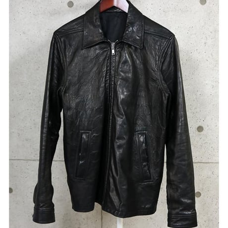 Rick Owens Brad Leather Jacket Black #103771