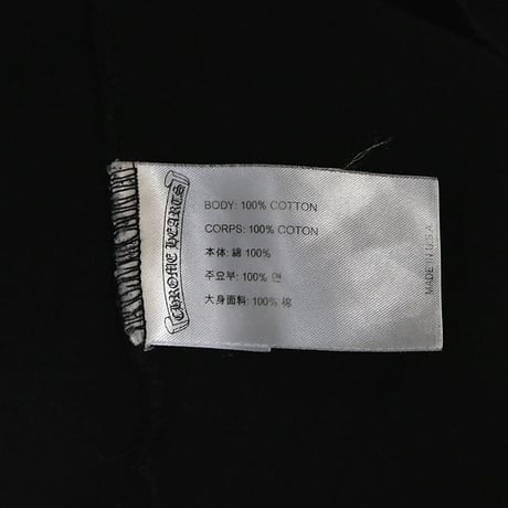 Chrome Hearts Neck Logo Old English Long Sleeve T-Shirt #31720