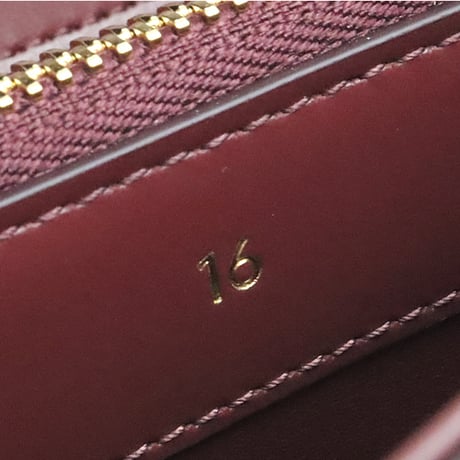 CELINE Small 16 Handbag Calfskin Leather Bordeaux #19699