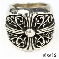 Chrome Hearts Classic Oval Cross Ring #32205