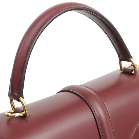 CELINE Small 16 Handbag Calfskin Leather Bordeaux #19699