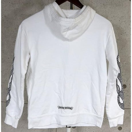 Chrome Hearts CH Plus Flame Zip Up Hoodie #31728