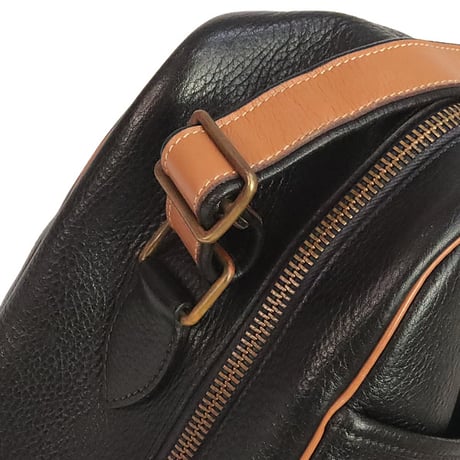HERMES Victoria Shoulder Bag Ardennes Leather Black #20205