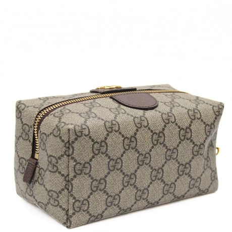 GUCCI Cosmetic Pouch Ophidia GG Canvas Beige #76725