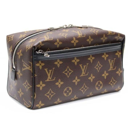 Louis Vuitton Monogram Macassar Trousse Toilette Clutch Bag M40378 #31977